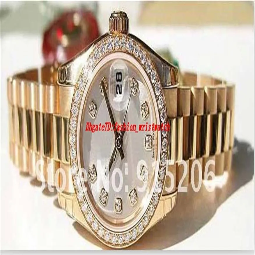 Relógios de Luxury Watch Fashion Watches 31mm 179138 178278 279178 18K Diamante de ouro amarelo 2813 Automático Mechanical Ladies Watch271D