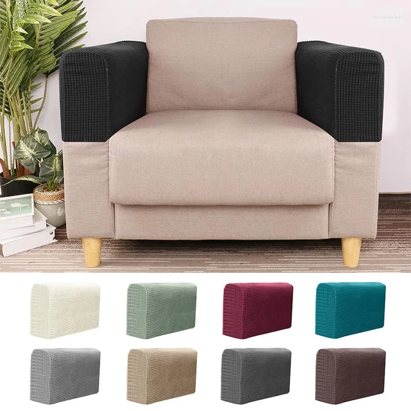 Chair Covers 2Pcs Sofa Armchair Slipcover Armrest Cover Non Slip Recliner Arm Cap Protective Couch