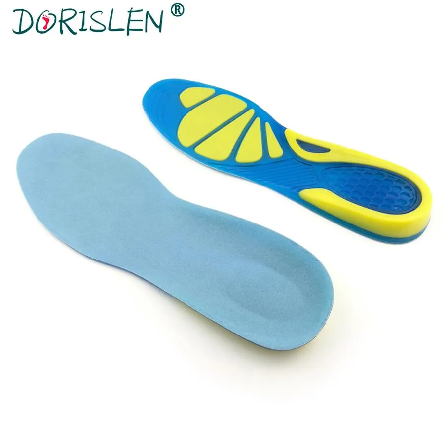 Silicone Gel Insole Ortic Sport Running Insoles For Men And Women3259