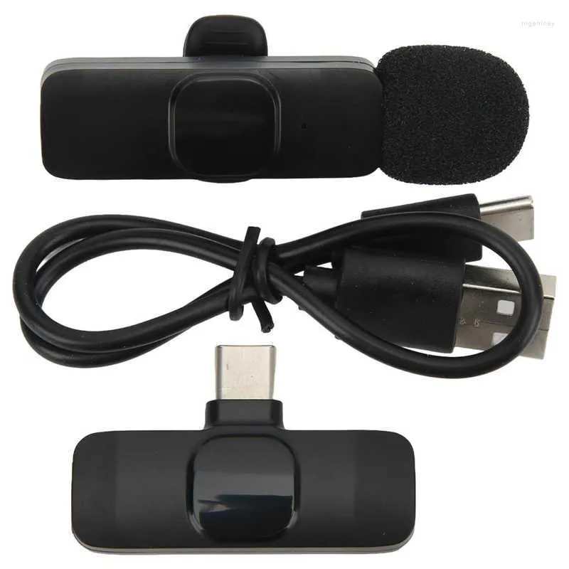 Microphones Lavalier Microphone Réponse rapide Sans fil pour tablettes Ordinateurs Téléphones mobiles