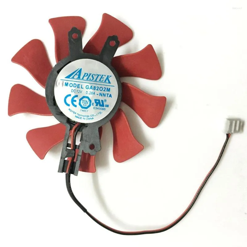 Компьютерное охлаждение VGA Cooler Fan 2wire 4pin GA8202M для Gainward GeForce GT640 Графическая видеокарта Охлаждение