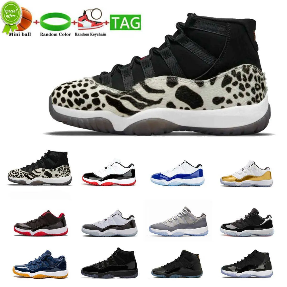 2023 OG Basketball Shoes New Bred Low 11 concord women men 11s Prom Night sneaker Varsity Red sport Space Jam trainer size us 5.5-13