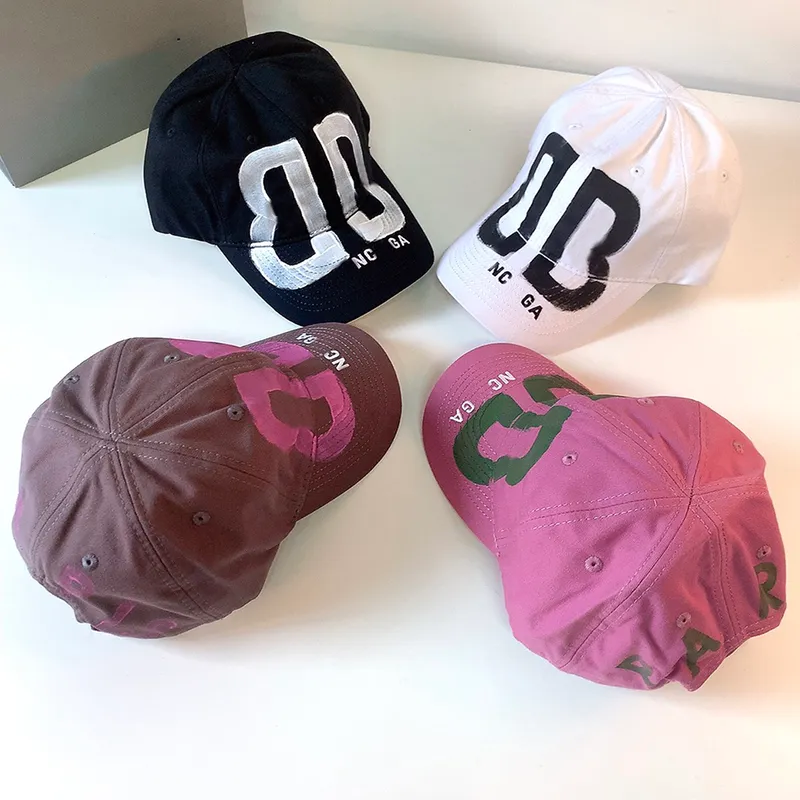 Fashion Baseball Caps Women Luxury Designer Hats Letter Doodle Hand-painted B Casquette Cap Mens Unisex Beanie Bucket Hat Summer Cappello