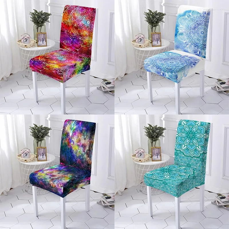 Chair Covers 3D Vintage Floral Print Home Decor Cover Removable Anti-dirty Dustproof Stretch Chairs For Bedroom