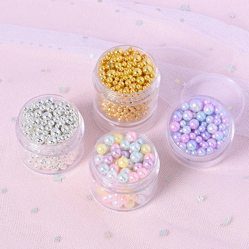 Gradient Color Polystyrene Small Balls For DIY Crafts And Phone