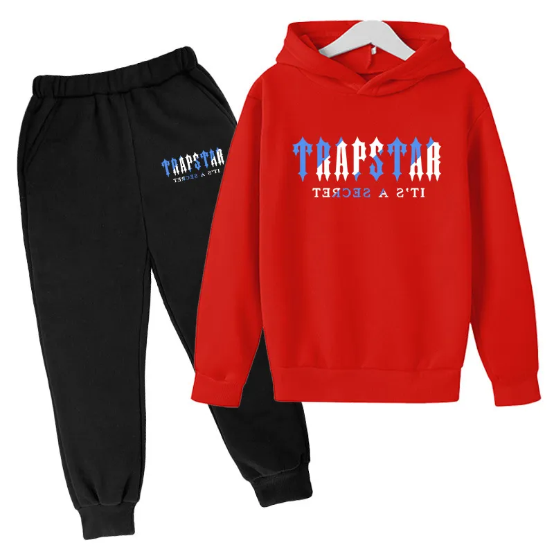 TRAPSTAR Kids Designer Tracksuit Set Multicolor Printed Sweatshirt