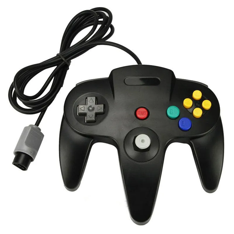 2 Pack USB Wired N64 Controller Classic N64 PC Gamepad Joystick Controller voor Windows PC Mac Linux Raspberry