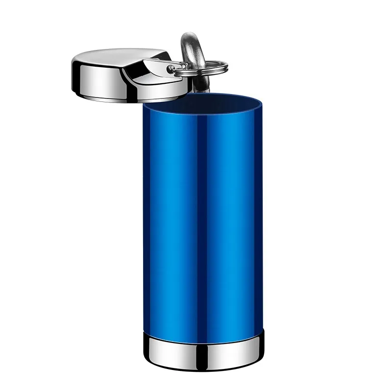 Colorful Travel Ashtrays Portable Keychains Dry Herb Tobacco Soot