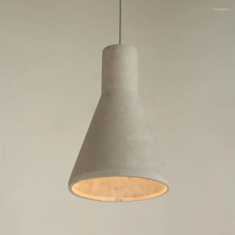 Hangende lampen Willlustr cement lamp eetkamer keuken eiland el restaurant bar beton hangend licht moderne ophanging