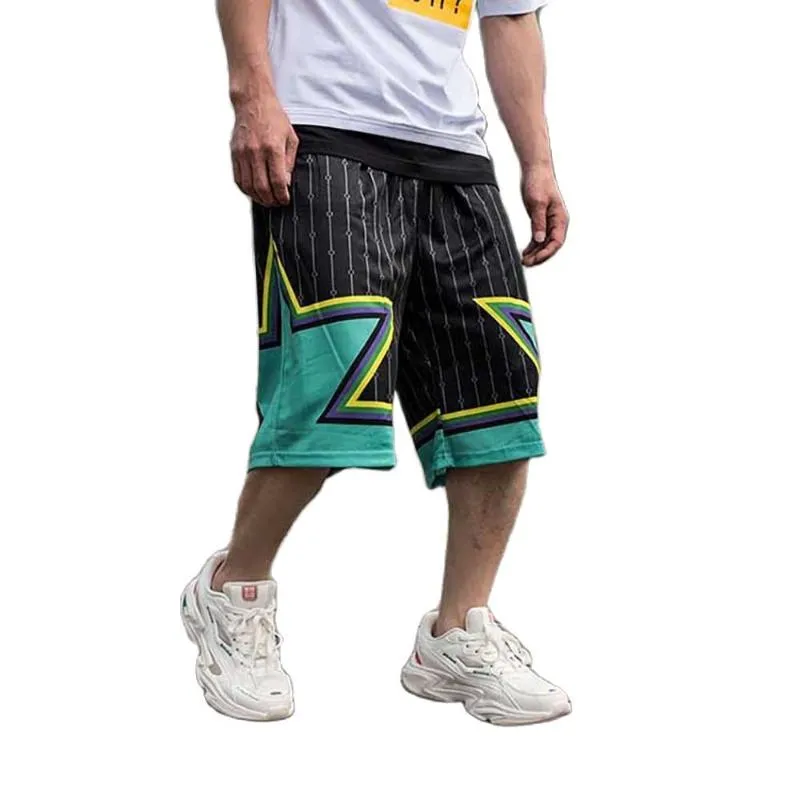 Heren shorts plus size mode hiphop mannen casual sportkleding los flaggy harem boardshorts streetwear strandshorts kleding