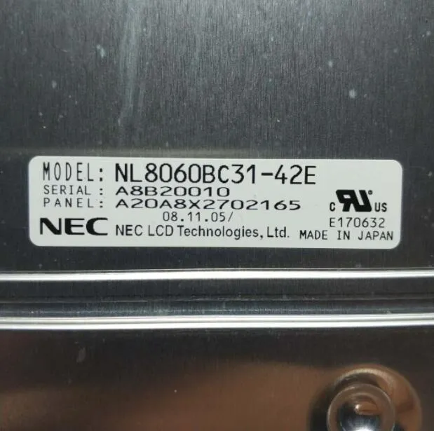 Оригинальный экран NEC NL8060BC31-42E 12.1 