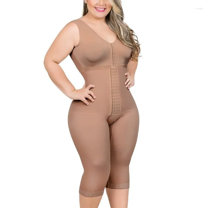 Kadın şekillendiriciler Postpartum tam vücut şekillendirici Çıkarılabilir Sütü Snap Kapatma ile Shapewear Post Liposuction Fajas Colombianas293a