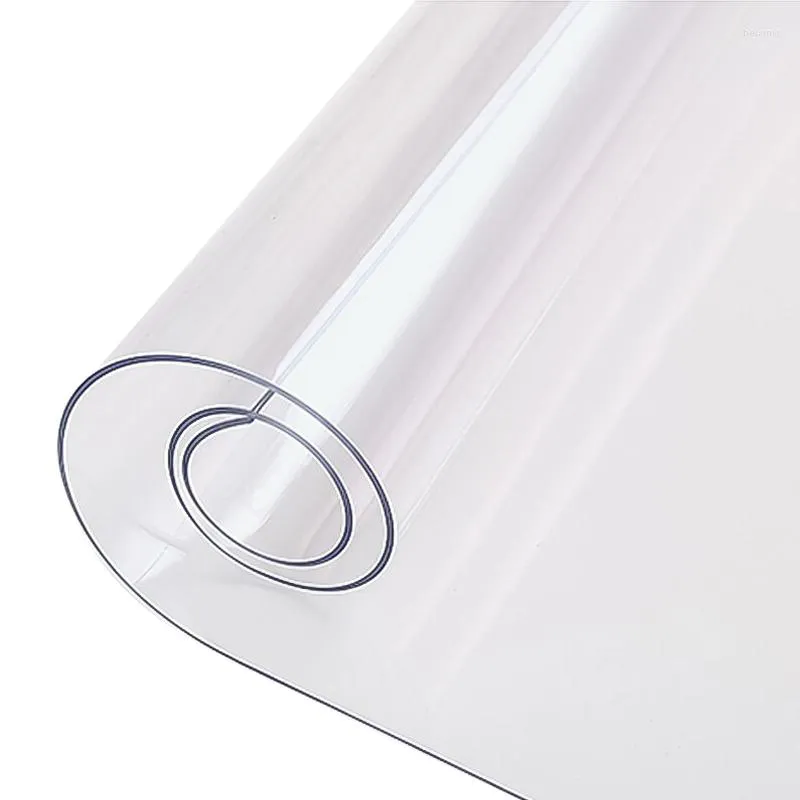 Tableau WSFS Natecrôle d'étanchéité transparente PVC PVC Solid Sproof Verre Soft 1,0 mm Mat de bureau CO CO