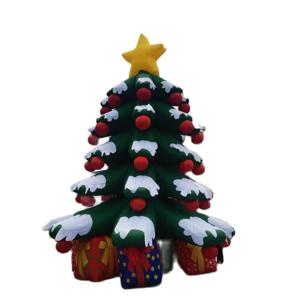 Arbre de Noël gonflable géant de 8m pour des idées extérieures de partie de nouvelle année de décoration d'événement