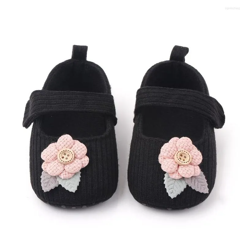 First Walkers Floral Infant Born Comfort Baby Shoes For Toddlers Party Dress Footwear Princess Walker Soft Sole Girls