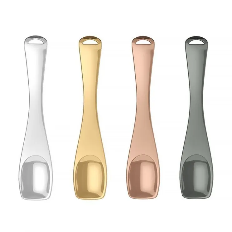 Metal Face Cream Spoon Party Favor Portable Skin Care Beauty Cosmetic Spatula Spoons Eye Creams Stick ss1213