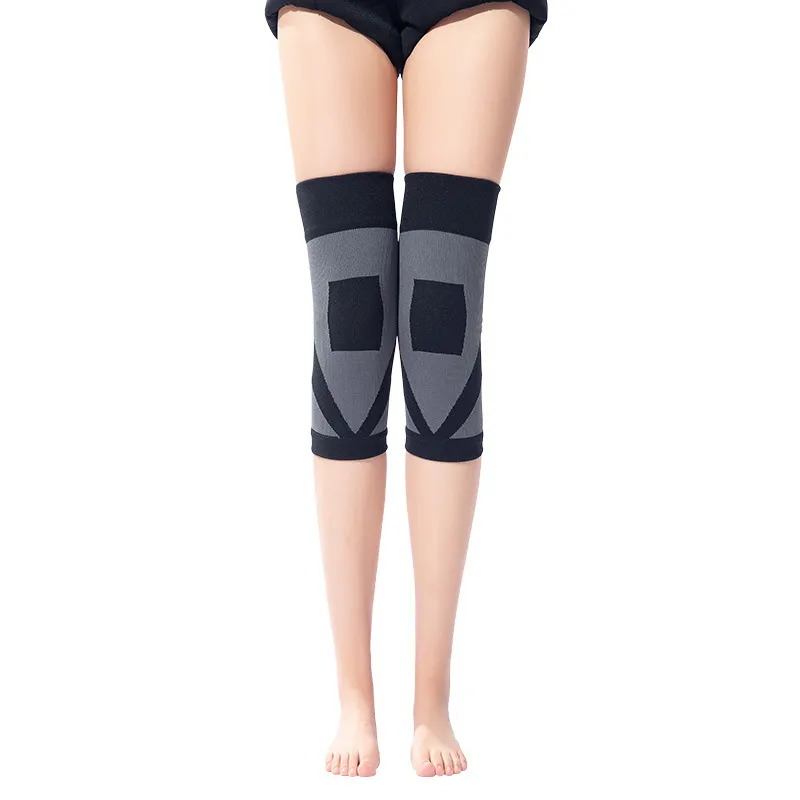 肘の膝パッドニットグラフェン膝蓋骨の膝の膝の膝の膝の膝の膝関節の脚とアンチスリップスポーツの際にあなたを暖かく保ちます