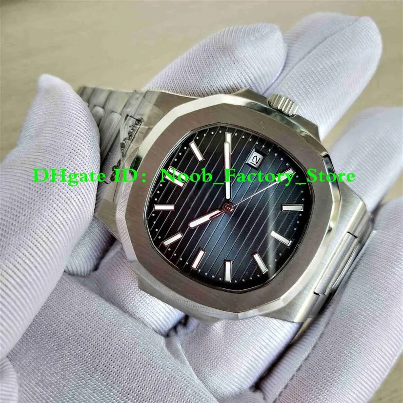 Nowa fabryka S NOWY MENS AUTOMATYCZNY 40 mm zegarek Sport nurka pełna stalowa klasyczna 5711 1A zegarki przezroczyste tylne na rękę