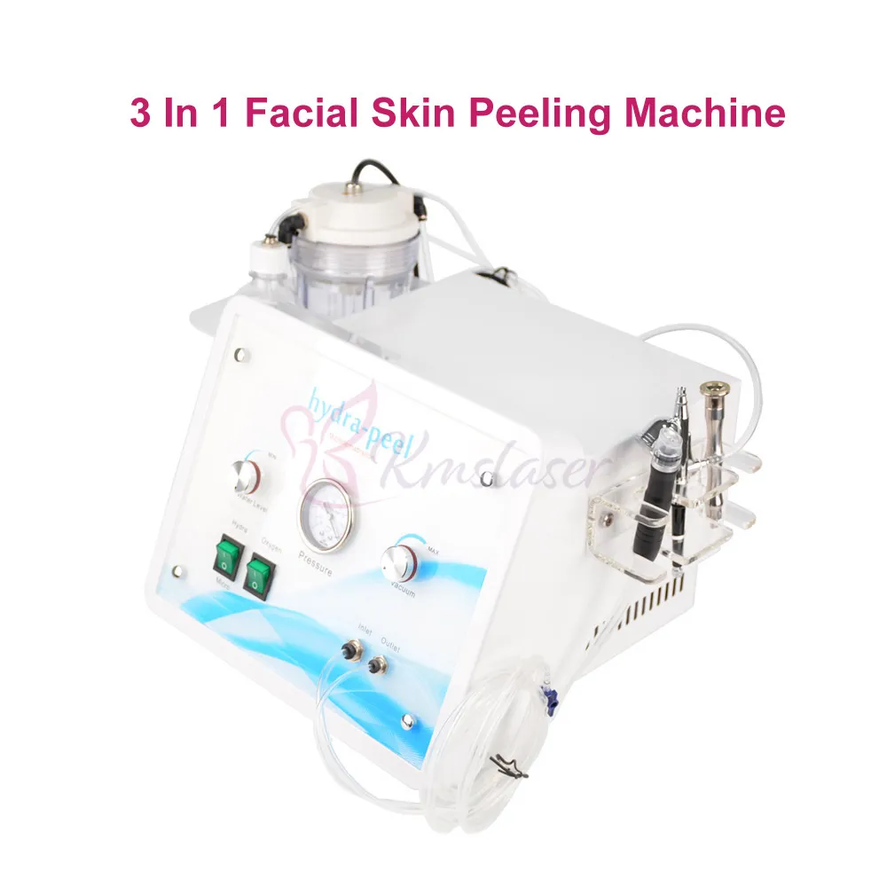 Hydra Diamond Microdermoabrasão Peeling Machine Water Oxygen Jet Peel Cuidados com a pele Tratamento da acne Rejuvenescimento facial Dispositivo de beleza