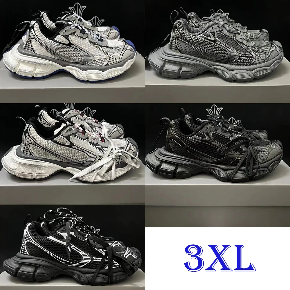 Vroege lente nieuwste populaire hardloopschoenen mannen vrouwen 3XL sneaker paar sport papa schoen zwart wit ontwerper 9.0 ademend mesh vader heren vrouw trainer sneakers