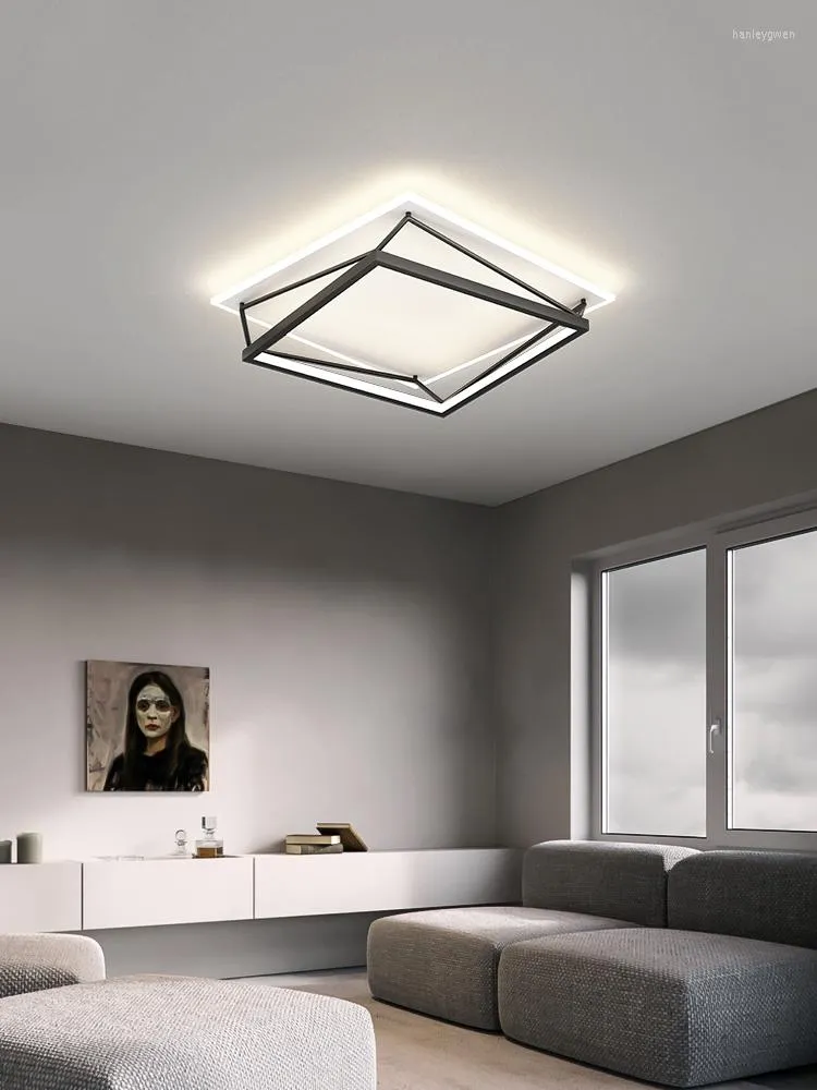 Lampki sufitowe Nowoczesne minimalistyczne lampa pokojowa dom Nordic LED Designer Designer Geometryczne lampy modelowania