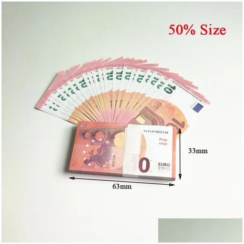 Novelty Games Money Clip Wallet Copy Uk Pounds Gbp 100 50 Notes Extra Bank Strap Movies Play Fake Casino Po Booth Drop Delivery Toys Dh6Jr