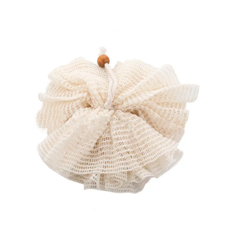 Ramie Bath Pouf pędzle złuszczające domowe spacie spa loofah prysznic bogate piany bąbelki twarz płukanie kule puff puff sn5054