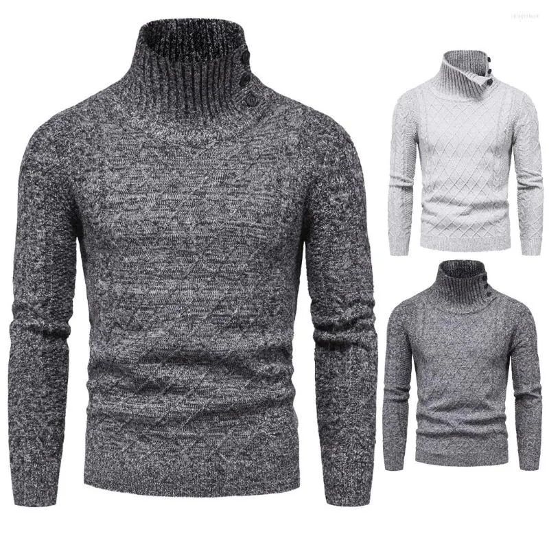 Erkek Sweaters YM066 Sonbahar Giyim Plus Boyut Erkek Yavurucu Moda Uzun Kollu Kazak Alt Gömlek