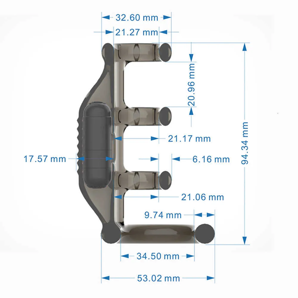 Full Body Massager zabawki seksu Masager Wibrator wibrujący krzem dla męskich zabawek opóźnienie wytrysku penisa ruszt rąk pierścień mężczyzn Mężczyzn Cage Cage urządzenie n83a