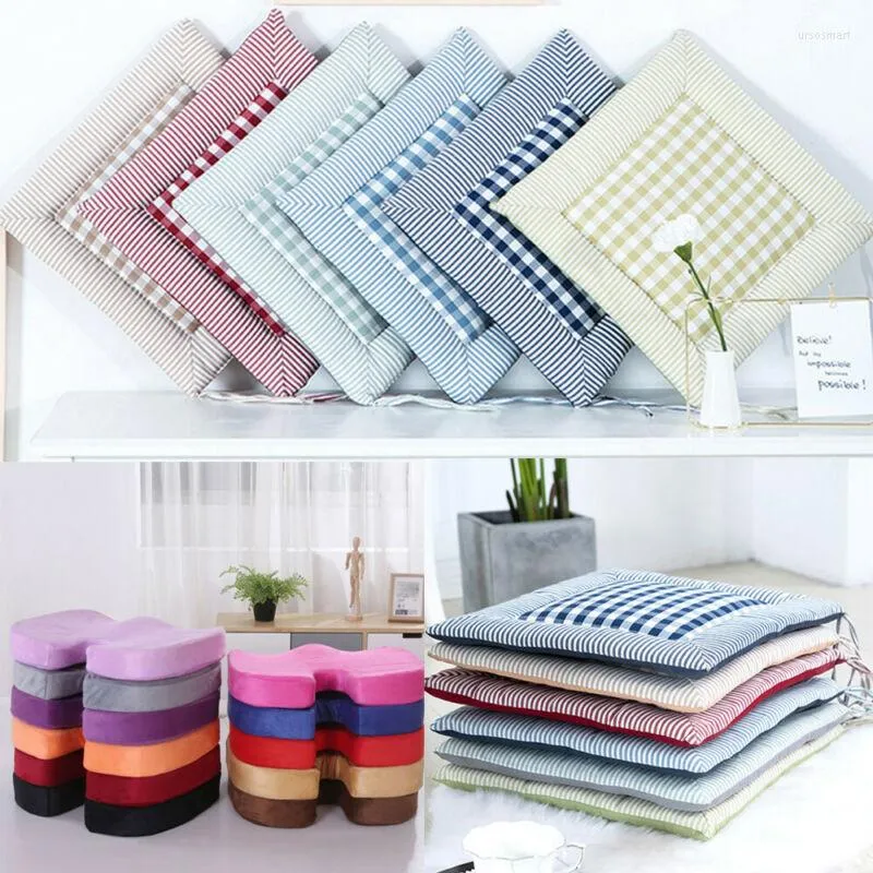 Pillow 19 Colors Garden Thicker Seat Pads Dining Room Chair Kitchen Office Soft Patio Pad
