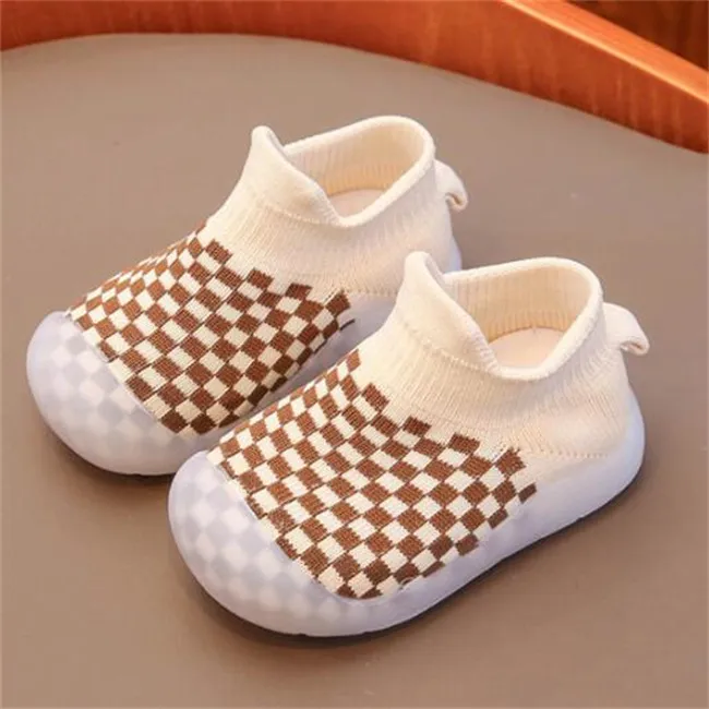 Spring Autumn Baby First Walkers Fashion Breathable Girl Boys Infants Flying Weave Socks Shoes Kids Sneakers Toddlers Trainers Shoe