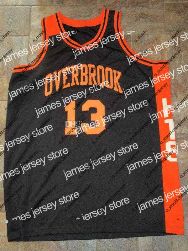 Wilt Chamberlain 13 Overbrook High School HTS Legendary Game Retro Basketball Jersey Men's Ed