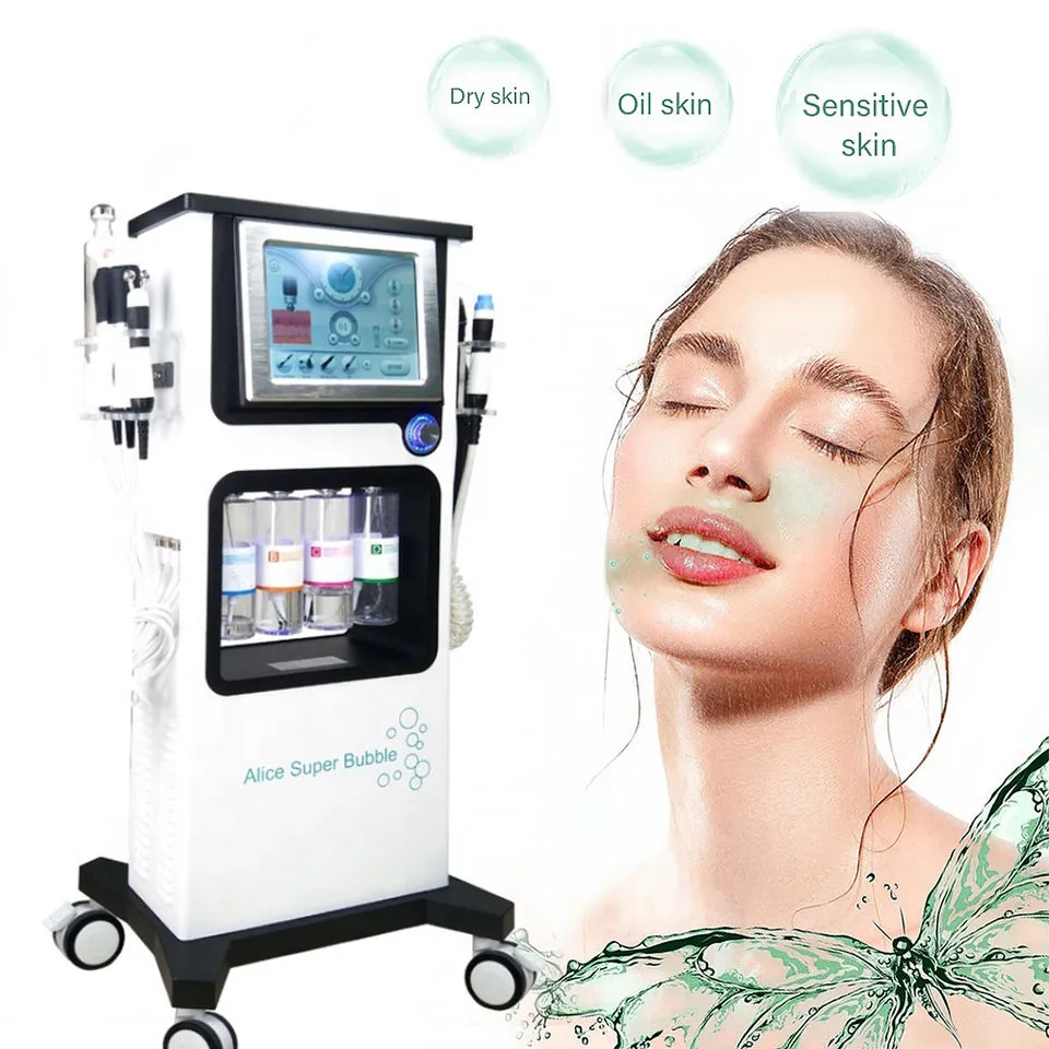 2023 hydra dermabrasion équipement de beauté multifonctionnel machine de microdermabrasion nettoyage en profondeur équipement d'hydrodermabrasion de lifting du visage