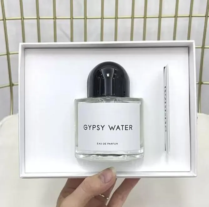 Byredo Gypsy Water Perfume 100ml para homem Mulher EDP Longa longa Time High Fragrance Capactity Parfum Spray Fast Ship