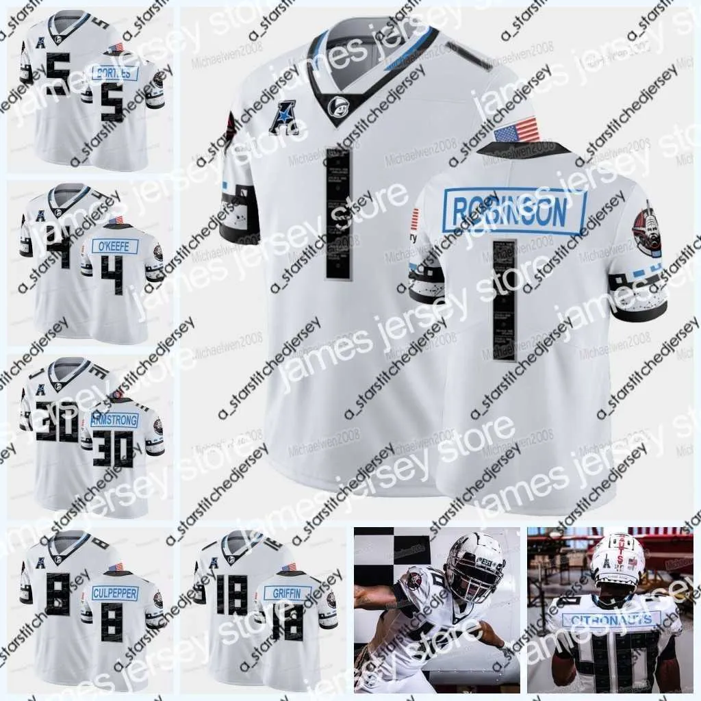 Maillot de Football Ucf Knights Space Game, collège Ncaa 40 Citronauts Daunte Culpepper Breshad Perriman, 2022