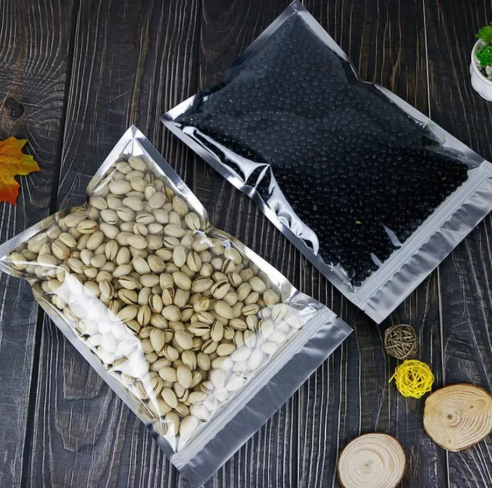 Top grade Food Storage Pouches Resealable Bags Smell Proof Pouch Aluminum Foil Packaging Plastic Bag 100pcs/lot