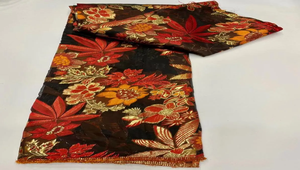 أحدث 2021 Brocade African Jacquard Fabric Lace عالية الجودة النيجيرية Tulle for Party Weddin1225002
