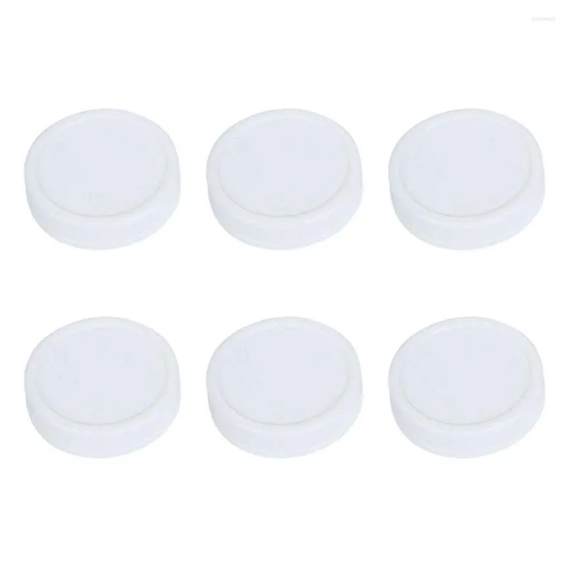 Storage Bottles 6pcs Plastic Sealing Caps Wide Mouth Jar Lids With Silicone Seals 86mm Diameter For Glass Bottle