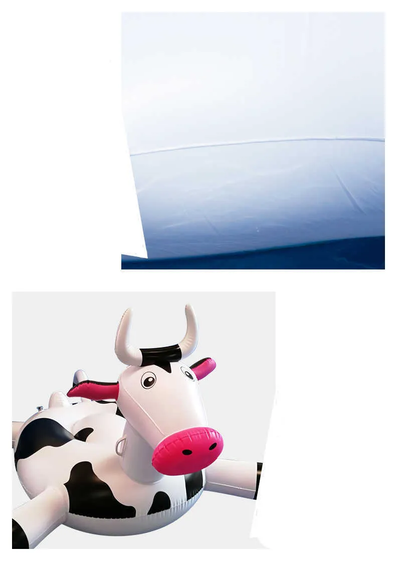Cow Raft Pool Giant Inflatable Cow Pool Float - Fun Water Raft for Kids & Adults ...