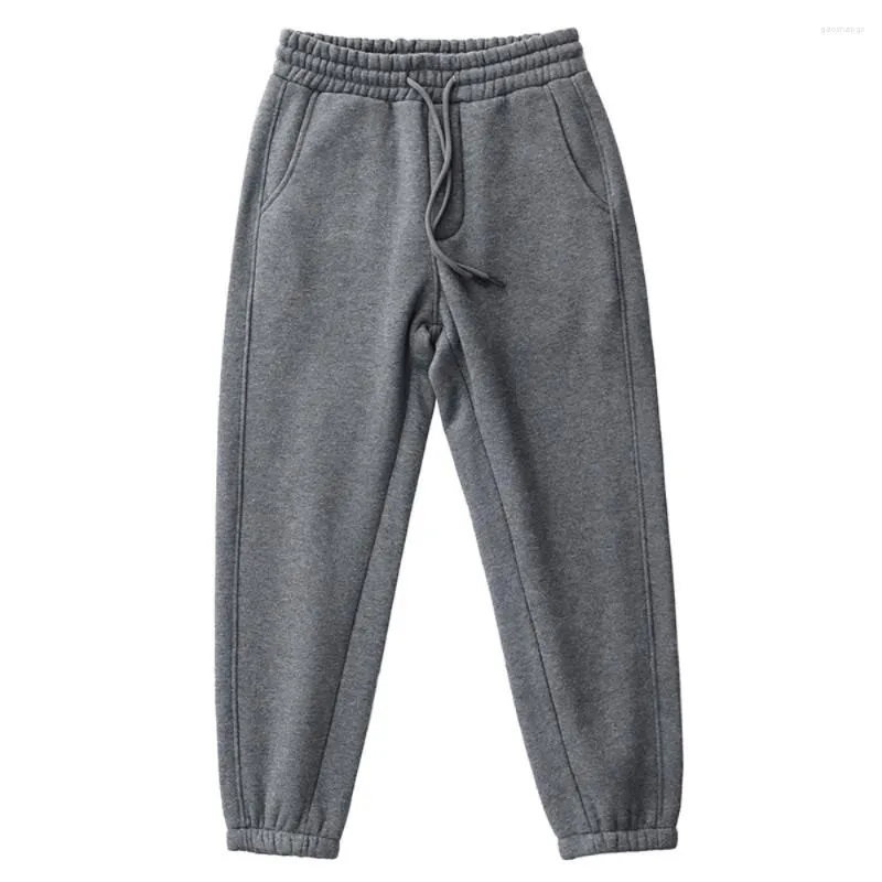 Men's Pants Heavy Polar Cashmere Men 's Trendy Winter Fleece Thick Loose Leisure Tappered Sports