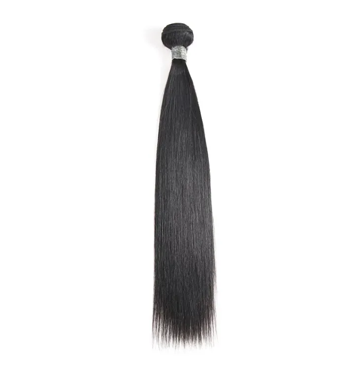 Silky Straight Human Hair Extension Bundle10 Black Amazon.com : 10A Straight Bundles Human Hair 20 22 24 Inch  main image 3