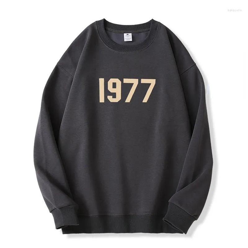 Heren truien heuphop retro fleece trui trui heren mannen pullovers vrouwen oversized los y2k streetwear casual tracksuits sweatshirts