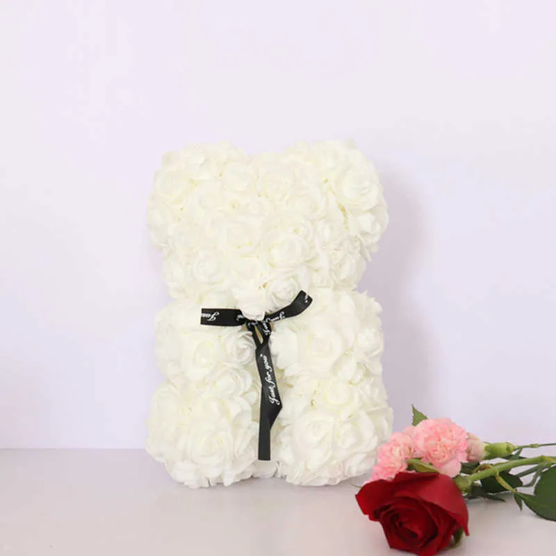 Orsacchiotto rosa orso rosa orsetto fiori rosa orsacchiotto,regali per mamma donne regali per ragazze adolescenti regali per madri anniversario compleanno san valentino- orso rosa con scatola (giallo