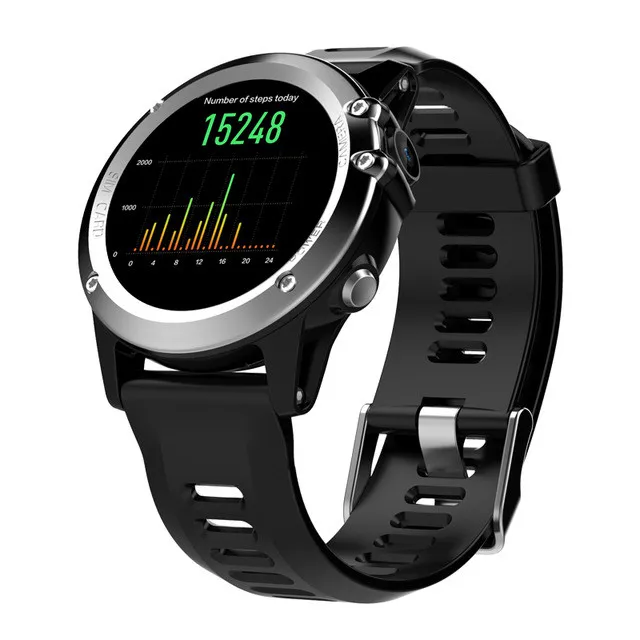 Montre intelligente GPS BT4.0 WIFI IP68 étanche 1.39 "OLED MTK6572 3G LTE SIM montre d'appareils portables intelligents pour iPhone IOS Android montre de téléphone intelligent