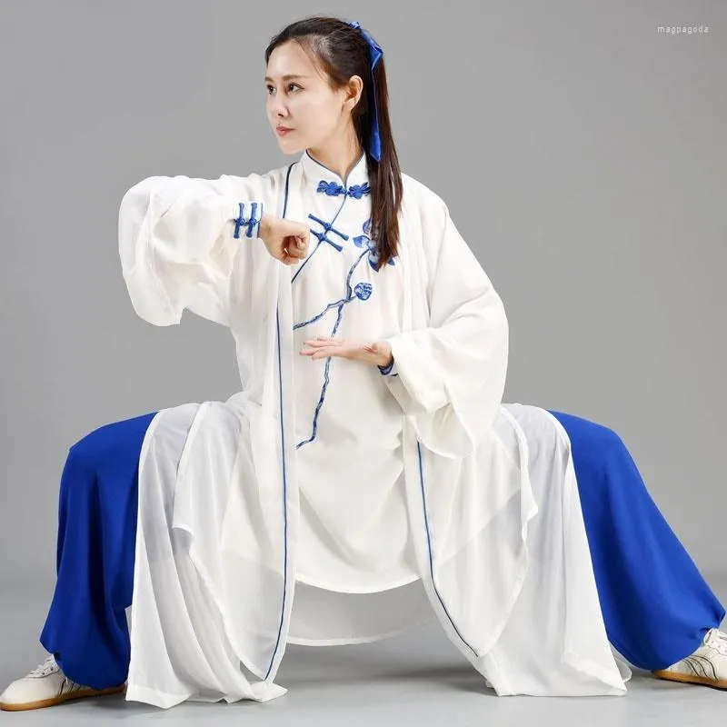 Etnische kleding tai chi uniform traditionele Chinese kleding Taichi wushu vechtsporten pak ochtendoefening sportkleding 11041