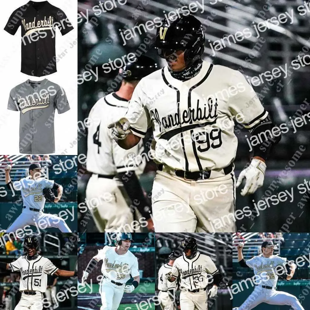Baseball Jerseys Vanderbilt Baseball Jersey Jack Leiter Dominic