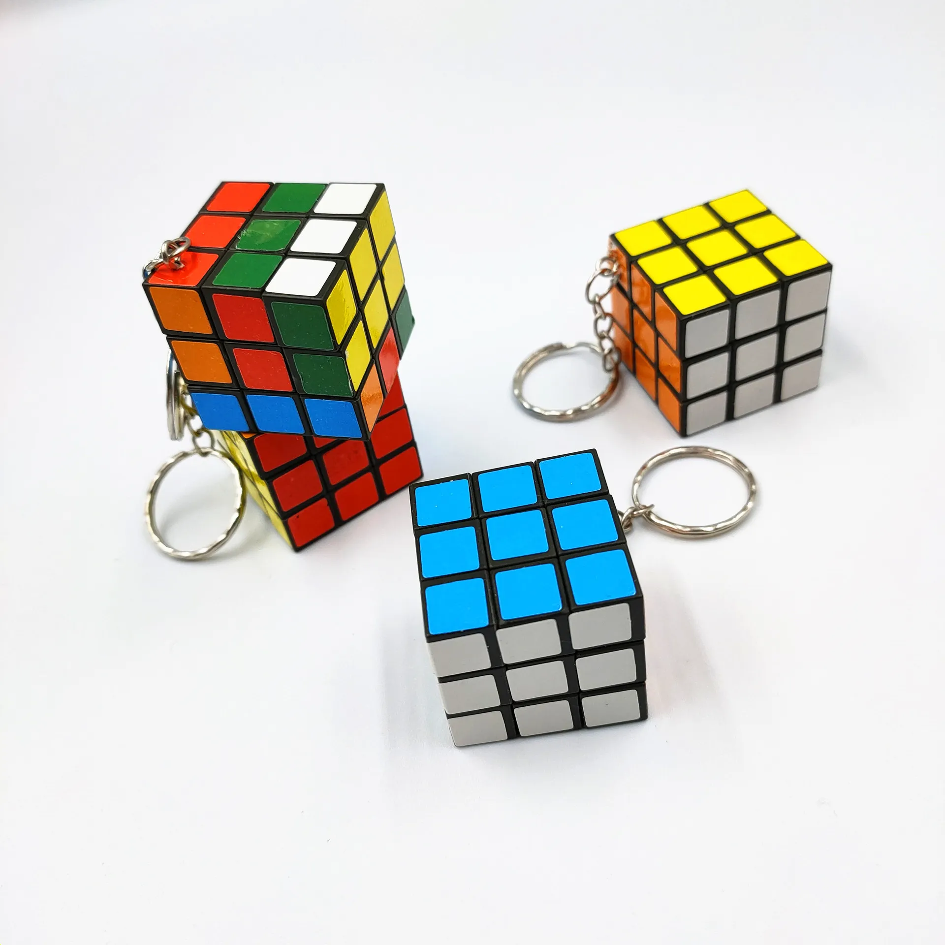 🎁 Pack Completo Cubo De Rubik 3x3 + 2x2 + Llavero 3x3 | Juego Mejorado Y Fluido | Portátil | Regalo Para Fans
