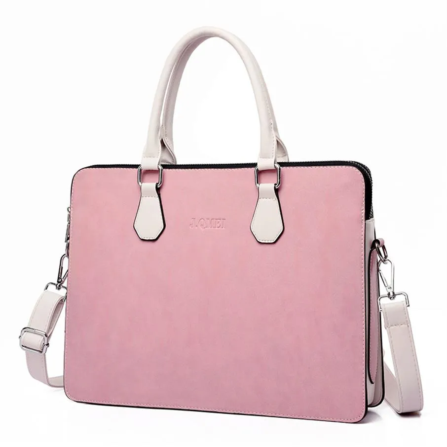High Quality PU Leather Chic Laptop Bags For Women Stylish And Durable