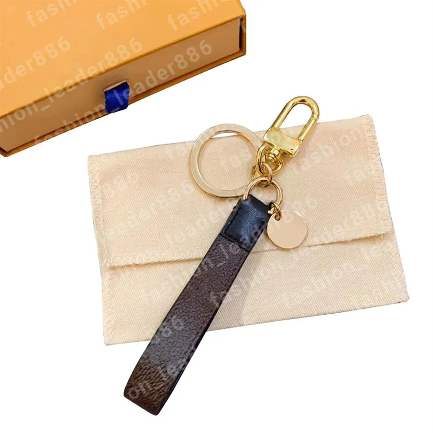Luxury keychain mens and womens fashion bags hanging buckle Keychain car handmade leather pendant266c