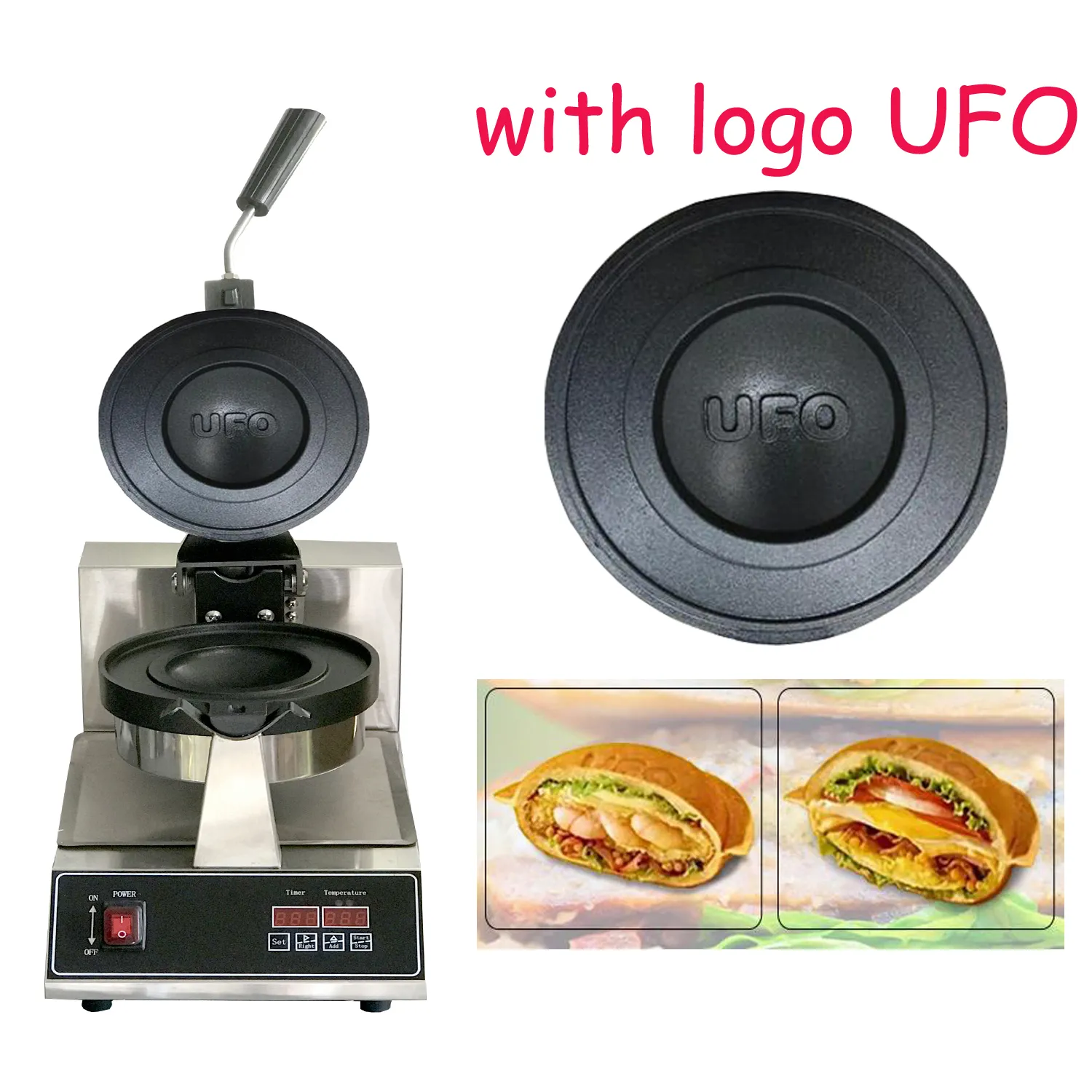 バーガーメーカーマシン UFO ハンバーガーメーカー 電動サンドメーカー
